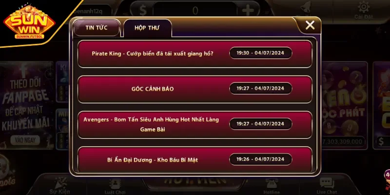 Lỗi bảo trì hệ thống và thông báo từ cổng game chất lượng