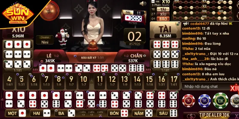 Sicbo tại Casino uy tín thử thách may rủi đầy kịch tính